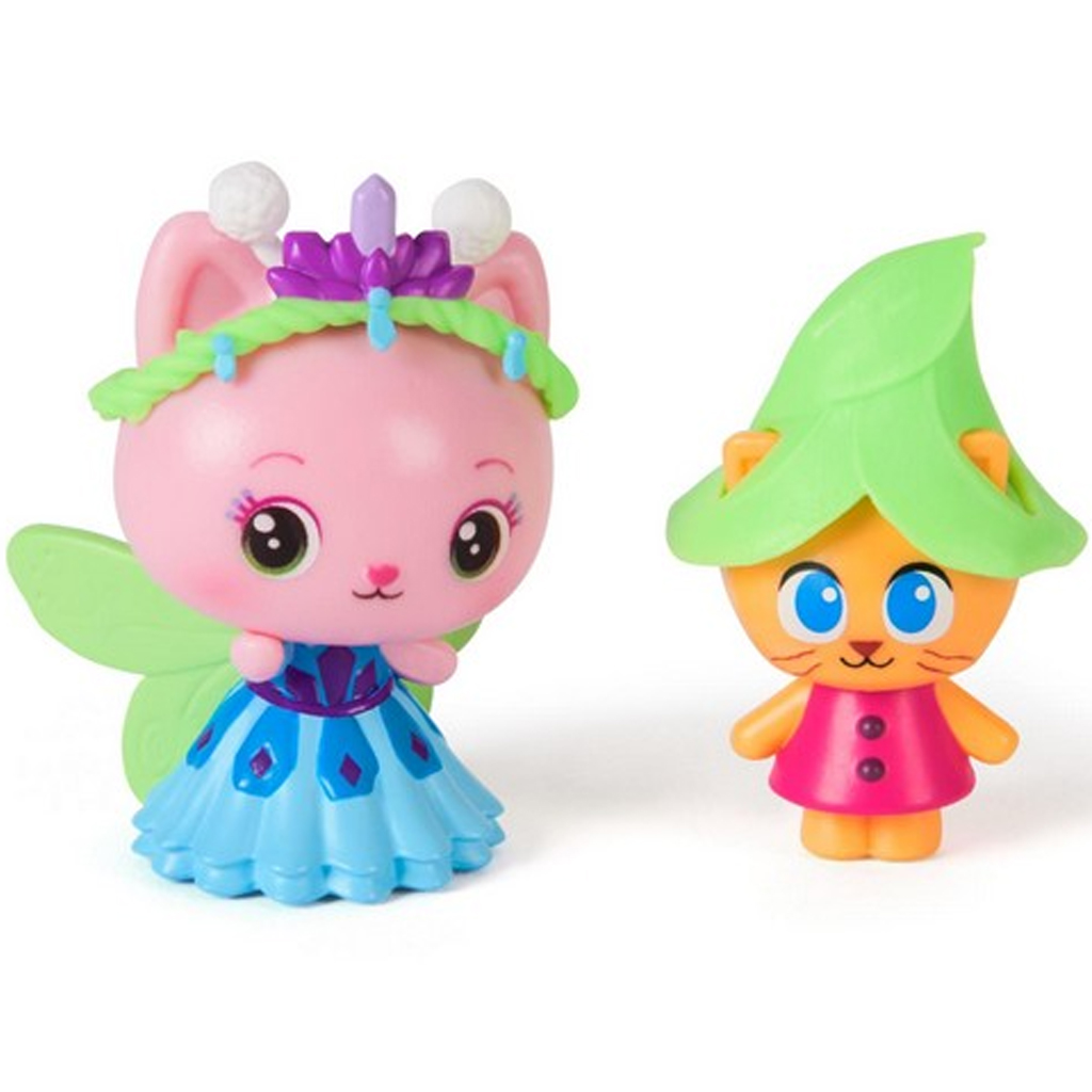 Gabis Puppenhaus Kino – Queen Kitty Fairy und Kitty Gnome 2er-Figurenpack – Spin Master kép 2