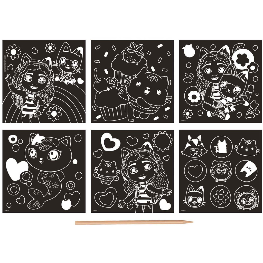 Gabis Puppenhaus: Kratzbild-Set, 6-teilig kép 2