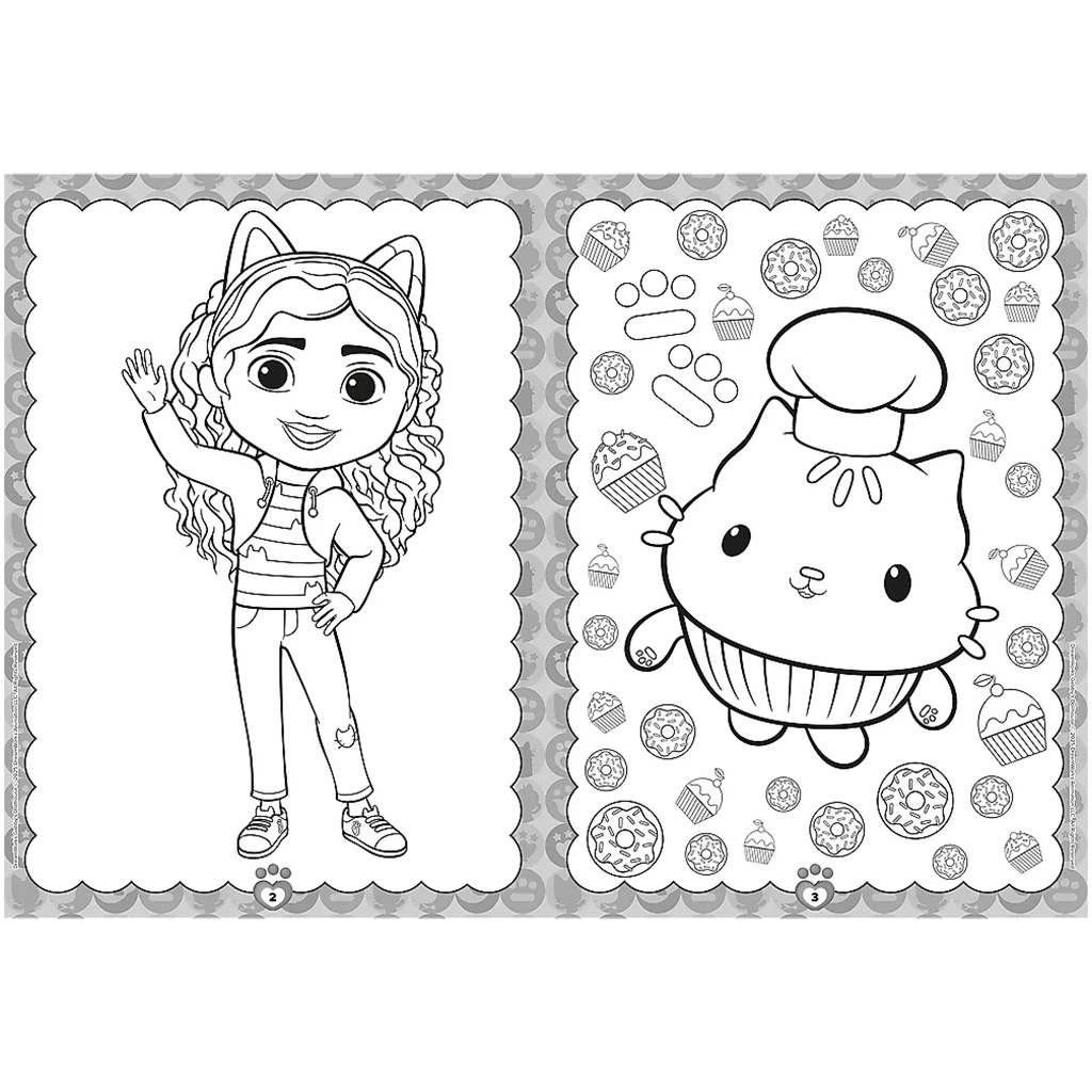 Gabis Puppenhaus: Gabi und Pandis Pfoten Ausmalbuch - Trefl kép 2