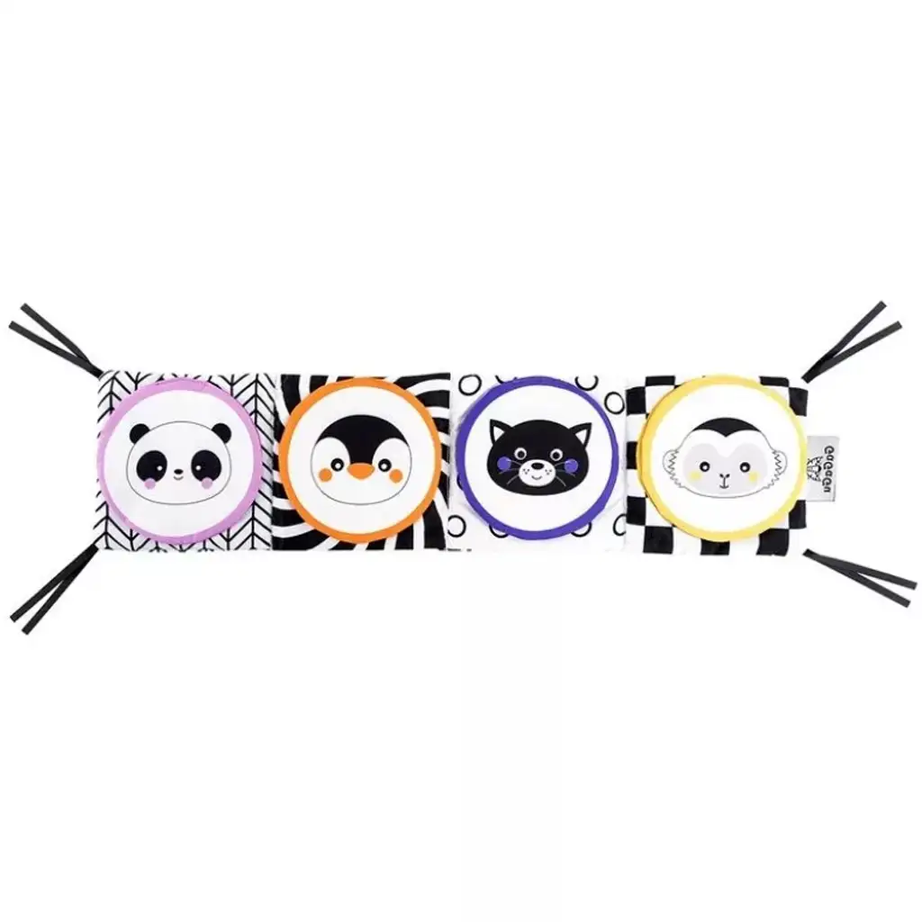 GaGaGu: Entwicklungsweiches Buch mit Tigermuster kép 2