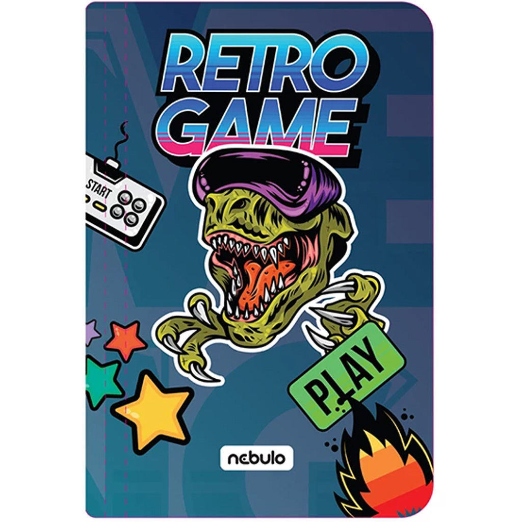Nebulo: Gummibandmappe im A4-Format, Gamer