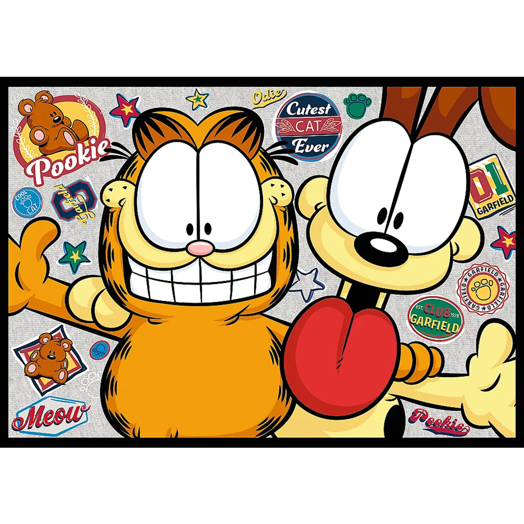 Garfields Abenteuer 4x250 Teile Puzzle - Trefl kép 3