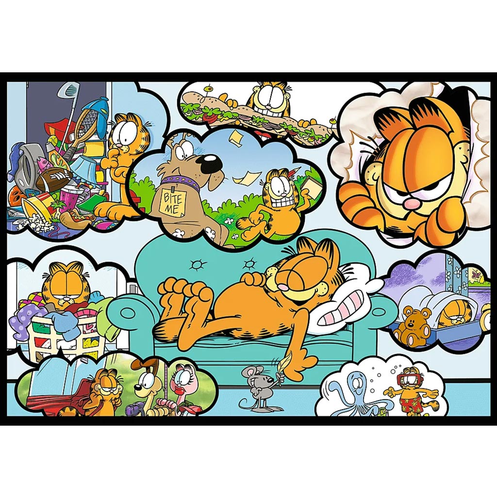 Garfields Abenteuer 4x250 Teile Puzzle - Trefl kép 4