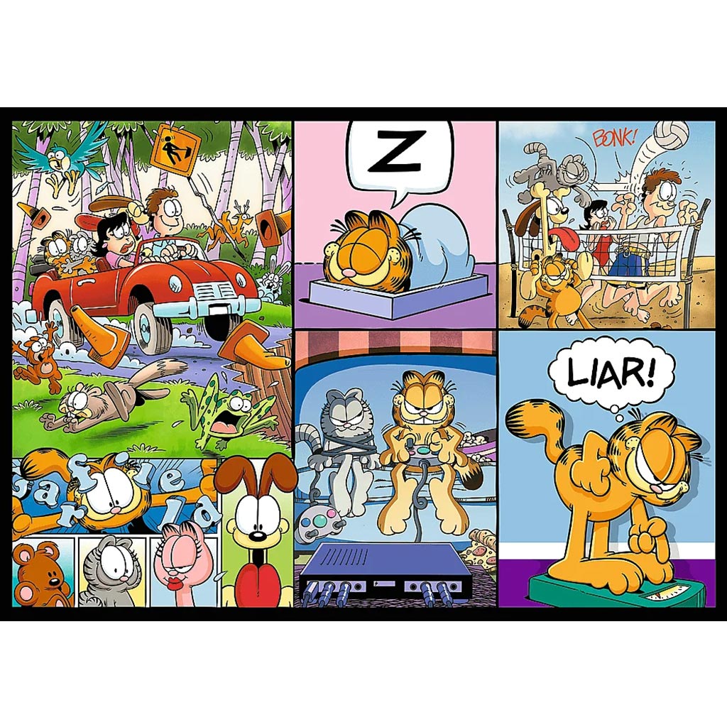 Garfields Abenteuer 4x250 Teile Puzzle - Trefl kép 5