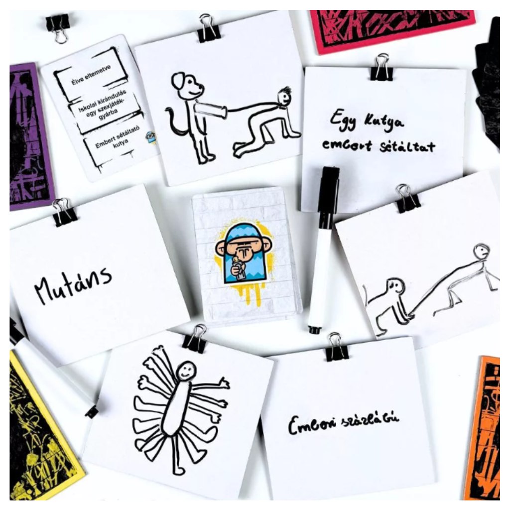 G.E.C. Skizzen-Brettspiel kép 4