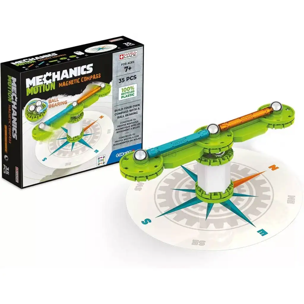 Geomag: Mechanics Motion Recycled Kompass 35-teiliges Set