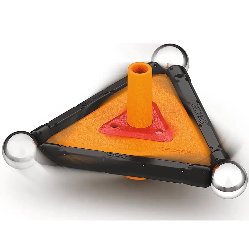 Geomag E-Motion Spinner magnetisches Konstruktionsspielzeug 9-teiliges Set kép 3