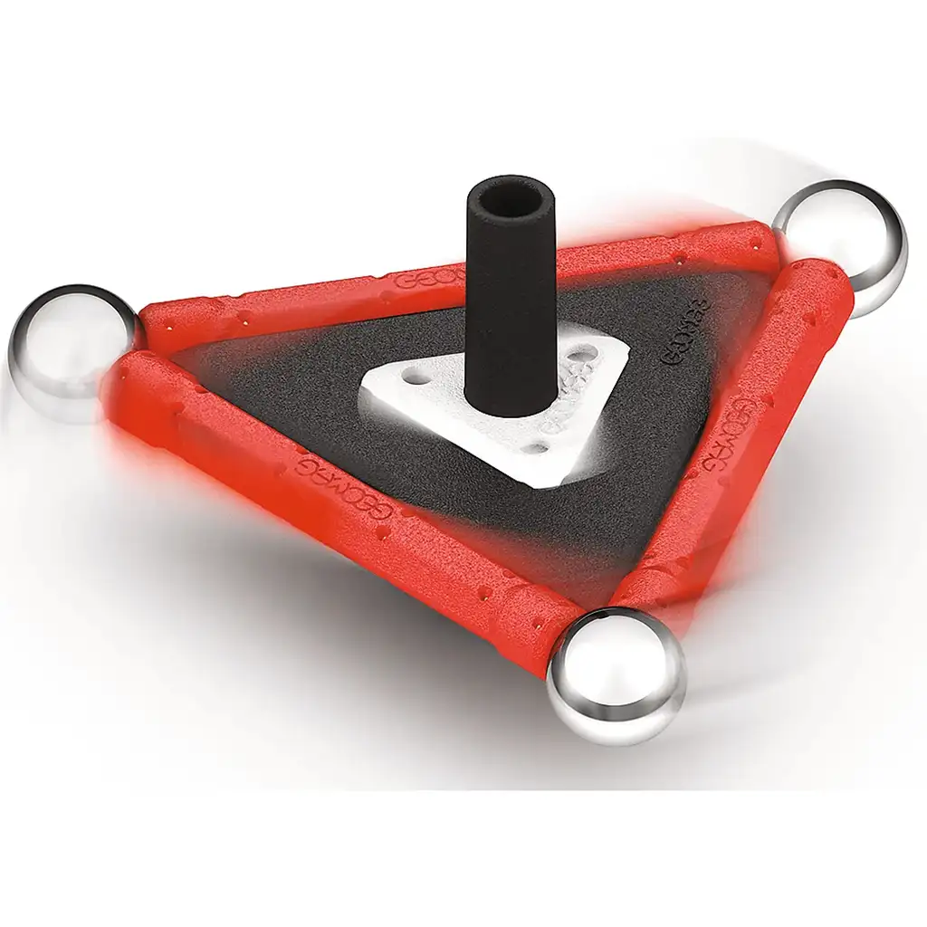 Geomag E-Motion Spinner magnetisches Konstruktionsspielzeug 9-teiliges Set kép 4