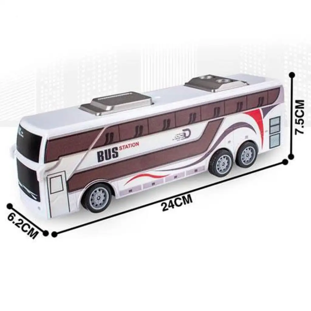 RC ferngesteuerter City-Bus mit Licht 27MHz 1/32 Maßstab 25cm kép 4