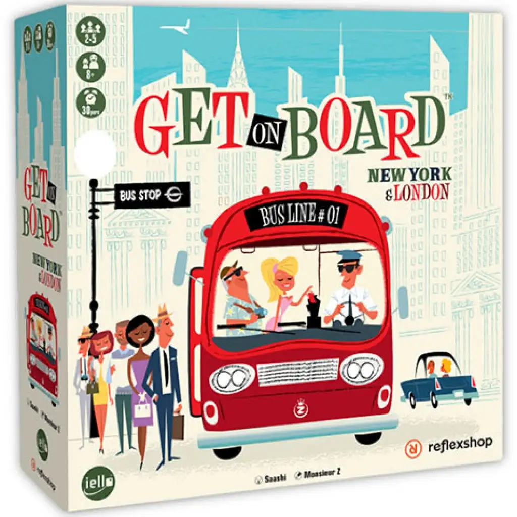 GET ON BOARD New York und London Brettspiel