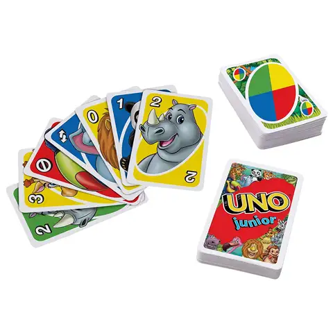 UNO Junior Tierkartenspiel - Mattel kép 2