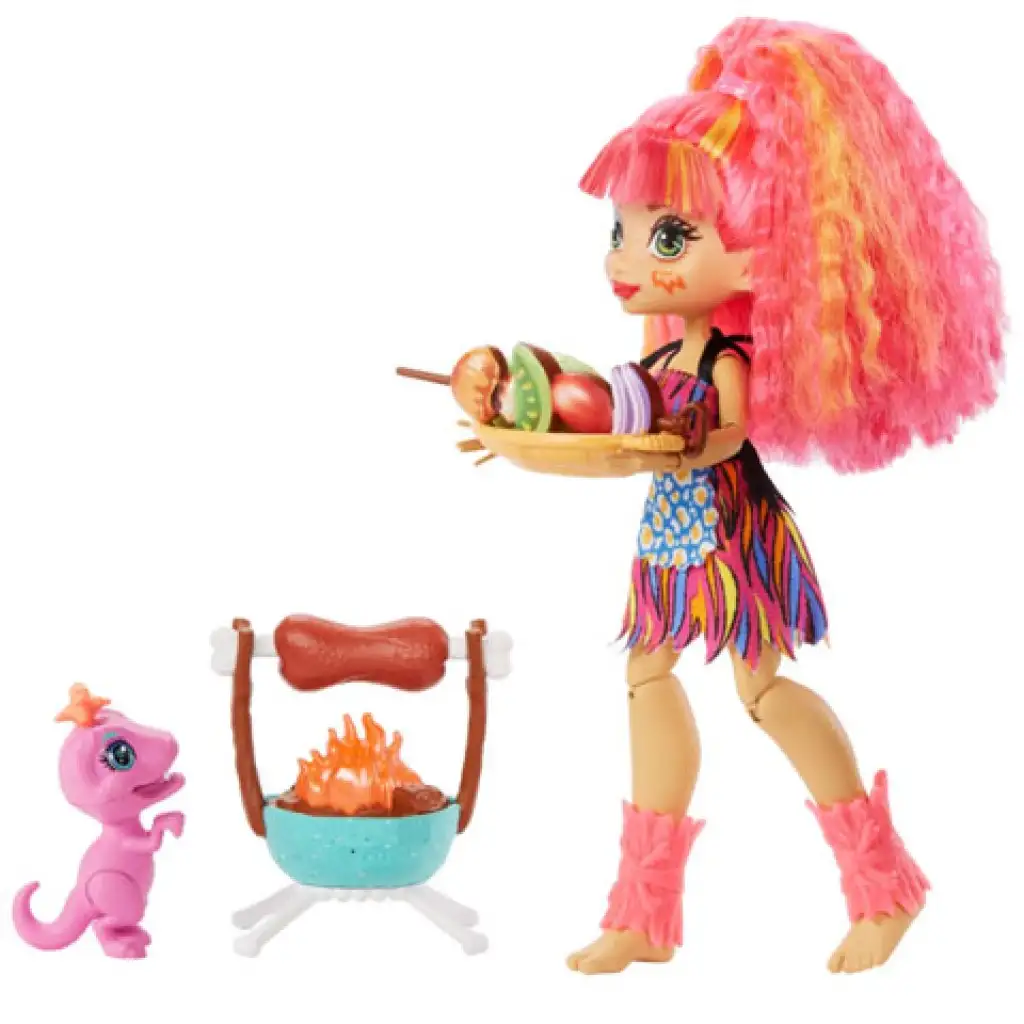 Cave Club: Emberly Spielset mit Zubehör - Mattel kép 2