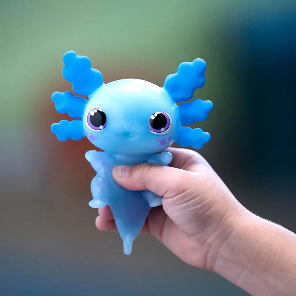 Lets Glo Axolotl leuchtender Wasserfreund in Blau kép 3