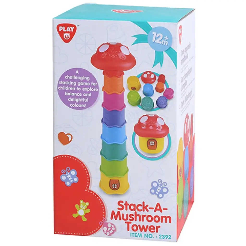 Playgo: Pilzhäuser Turmbauspiel