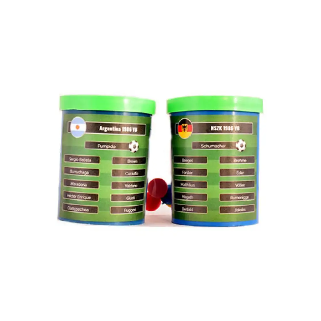 Knopfballspiel: Spiele das Finale der WM 1986 noch einmal!