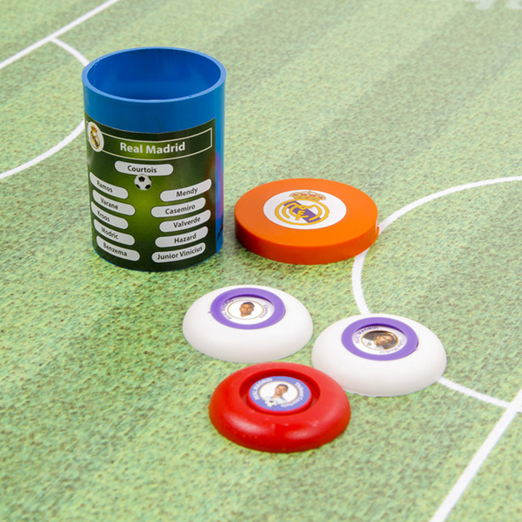 Tischfußballfeld-Set 90×55 cm mit Aufbewahrungsbox und Mannschaften kép 3