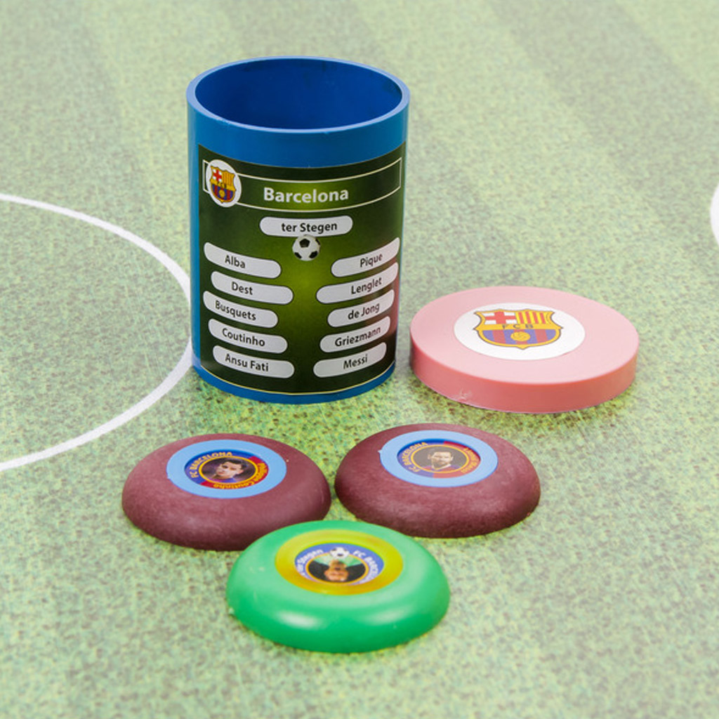 Tischfußballfeld-Set 90×55 cm mit Aufbewahrungsbox und Mannschaften kép 4