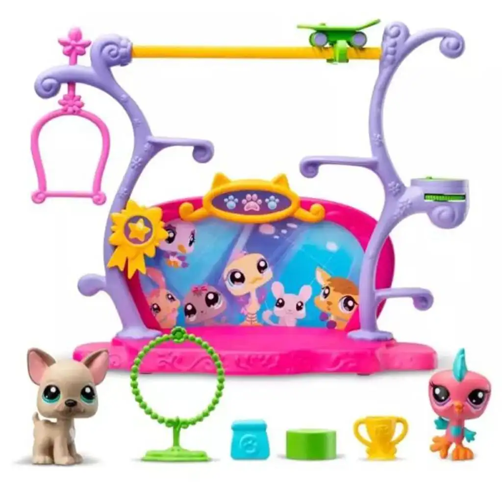 Littlest Pet Shop: Tehetséges állatok játékszett 2 db figurával, 1. széria kép 2