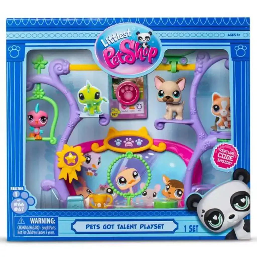 Littlest Pet Shop: Tehetséges állatok játékszett 2 db figurával, 1. széria kép 1