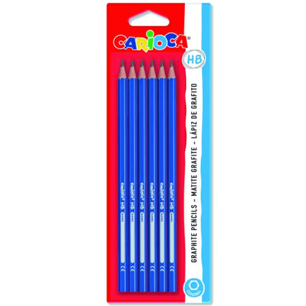Carioca: Bleistift HB 6 Stück