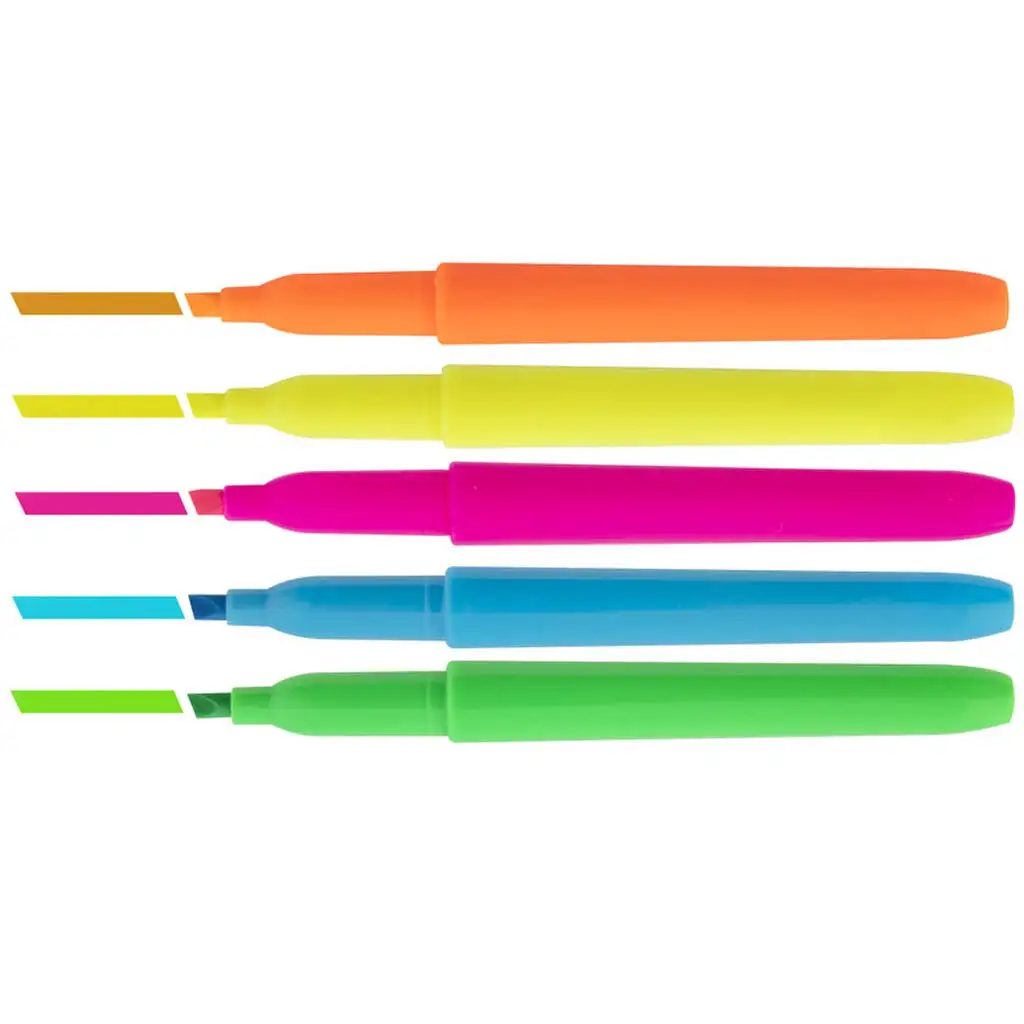 Grafix Neon Malset mit 40 Blättern und 5 Filzstiften kép 4