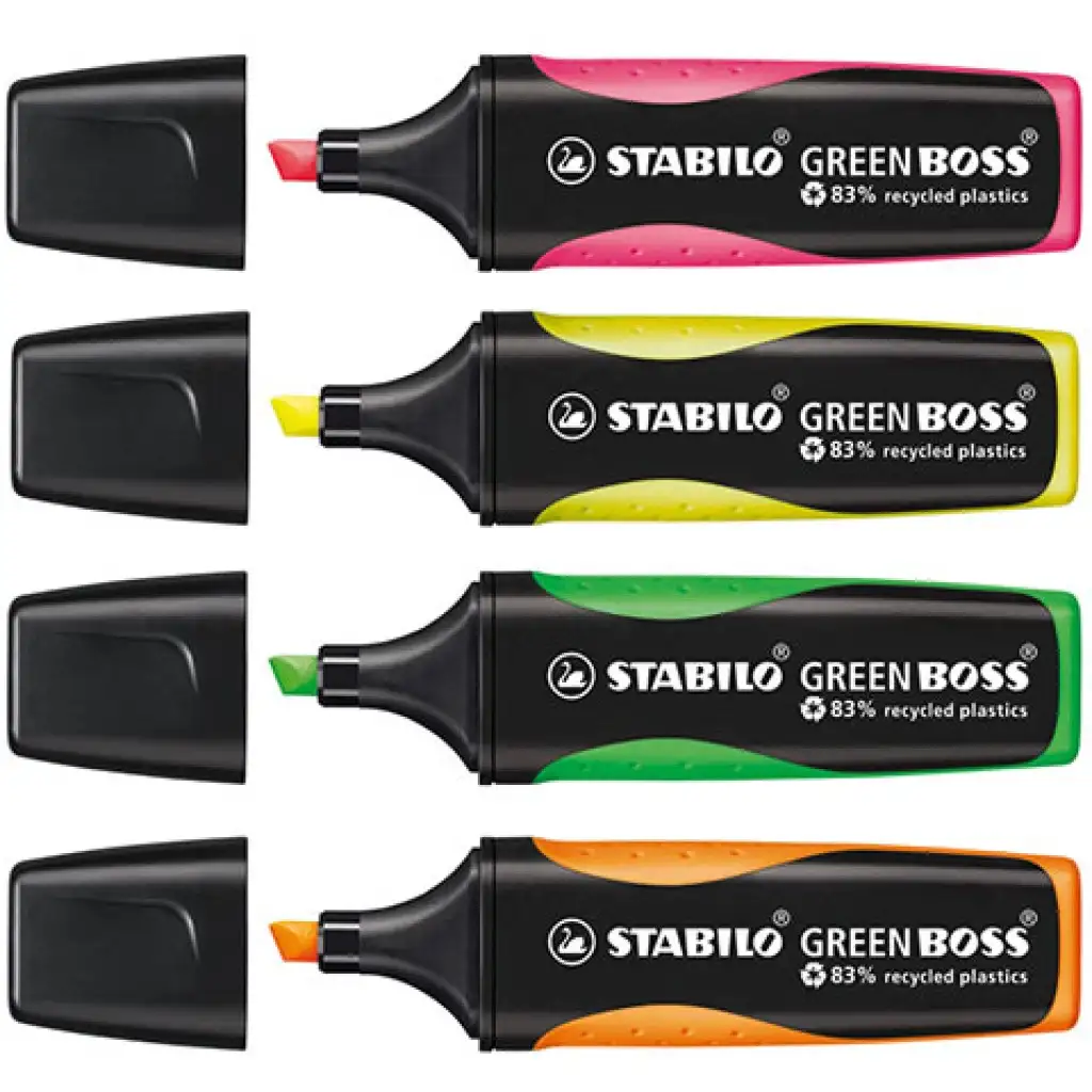 Stabilo: GREEN BOSS szövegkiemelő készlet 4db-os kép 2