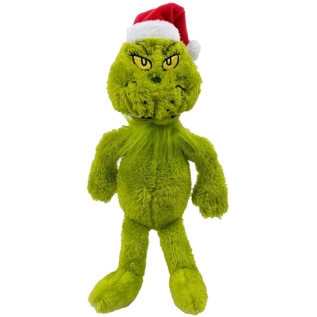 Grinch-Plüschtier mit Mütze, 30 cm