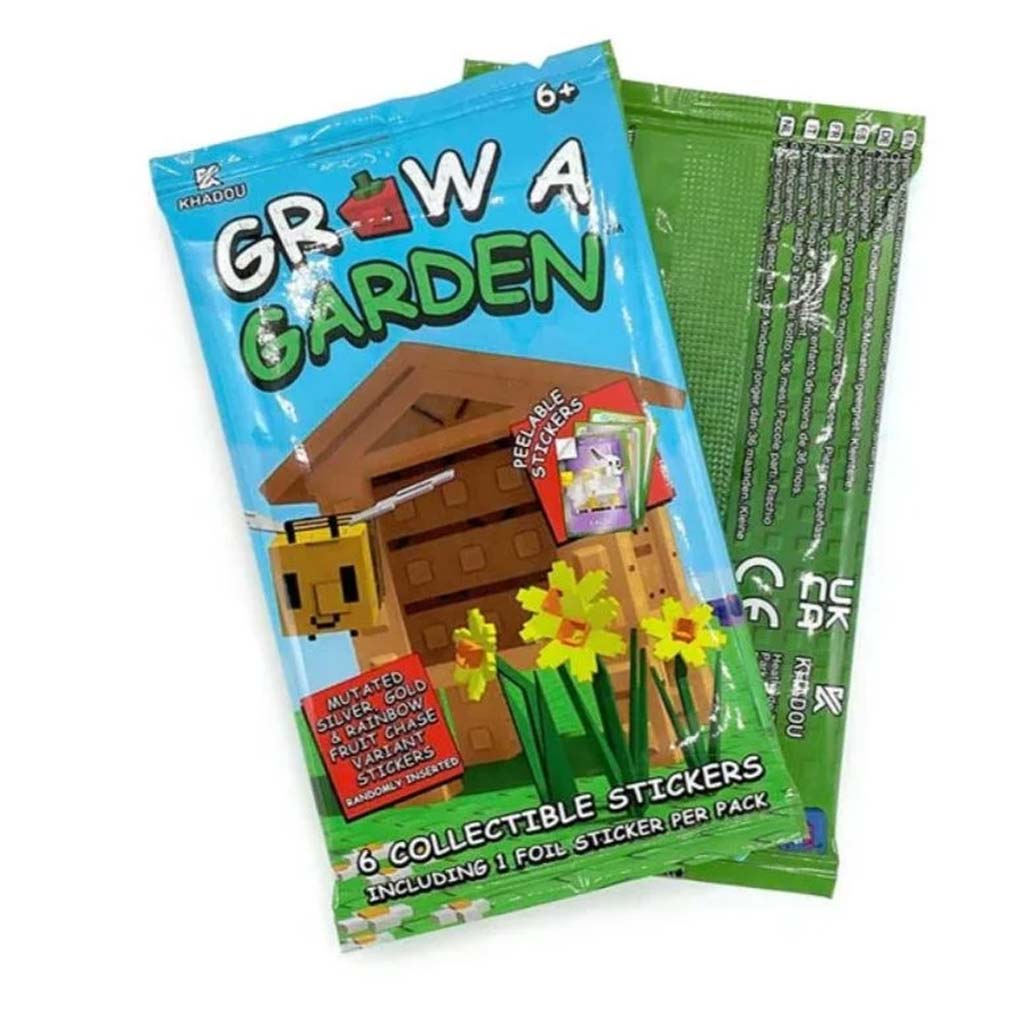 Grow A Garden Stickerkarten Überraschungspaket