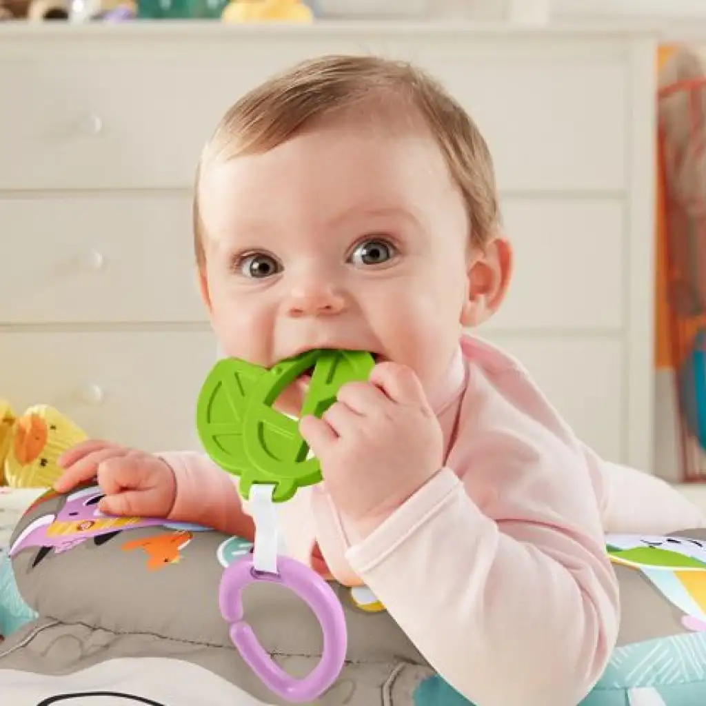 Fisher-Price: Faultier-Bauchkissen mit Geräusch und Vibration - Mattel kép 4