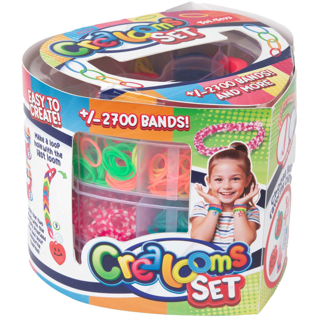 Set zum Herstellen von Gummiband-Armbändern in herzförmiger Box