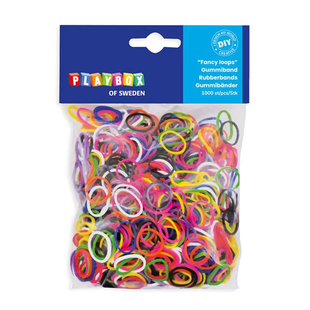 PlayBox: Gummiband-Armbandherstellungsset 1000 Stück