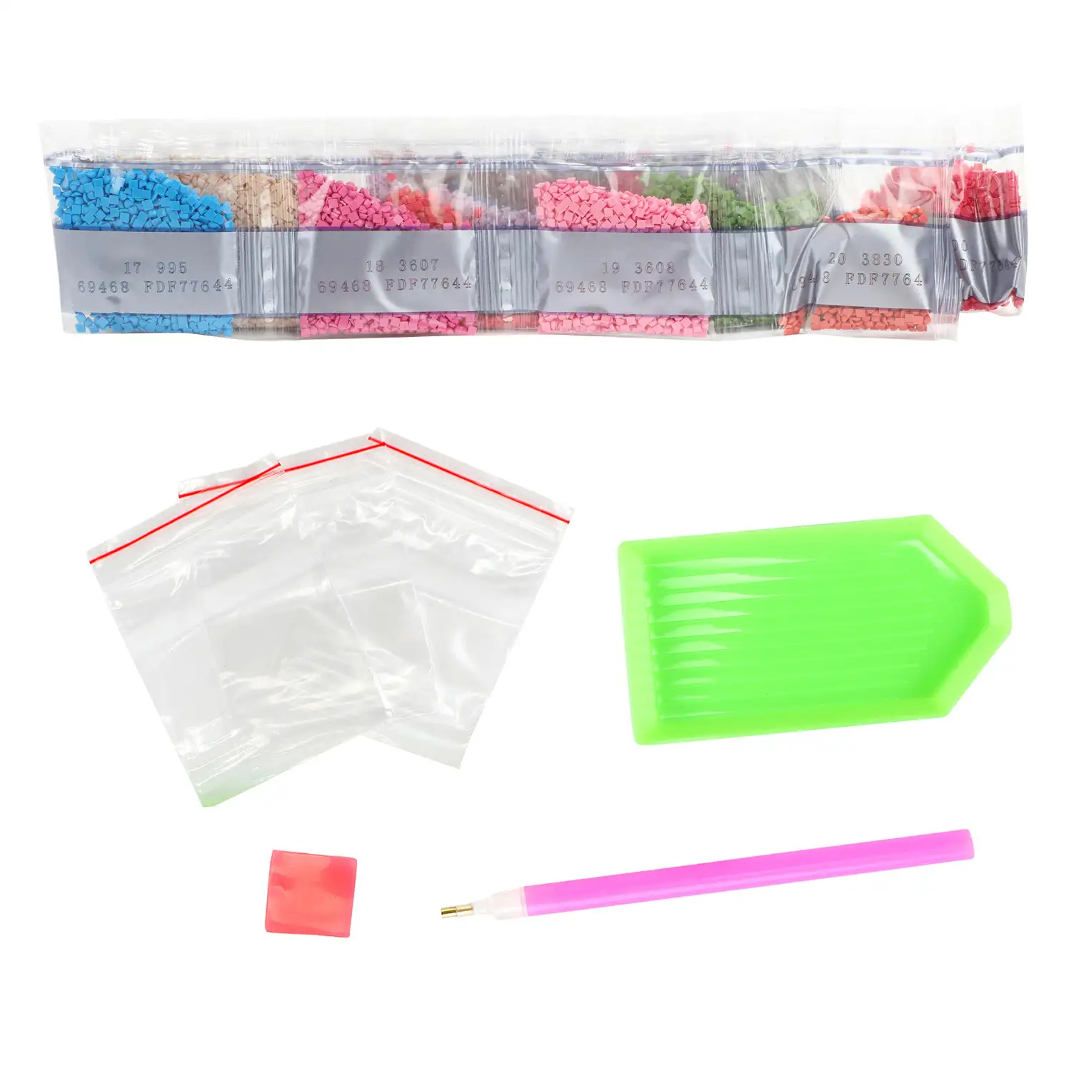 Diamantmalerei-Set: Bunter Katzen-Diamantmalerei-Kit kép 3