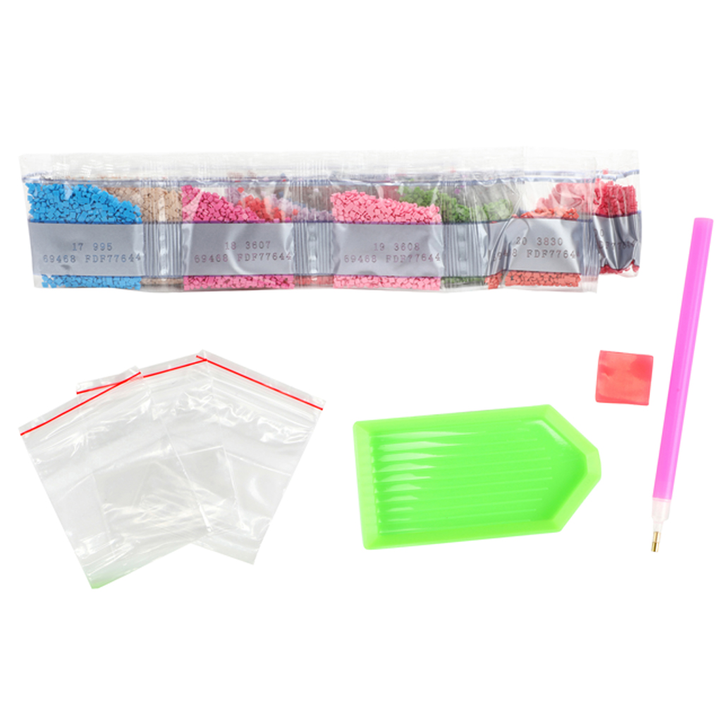 Diamantmalerei: Plüsch-Diamantmalset 40x50cm kép 2