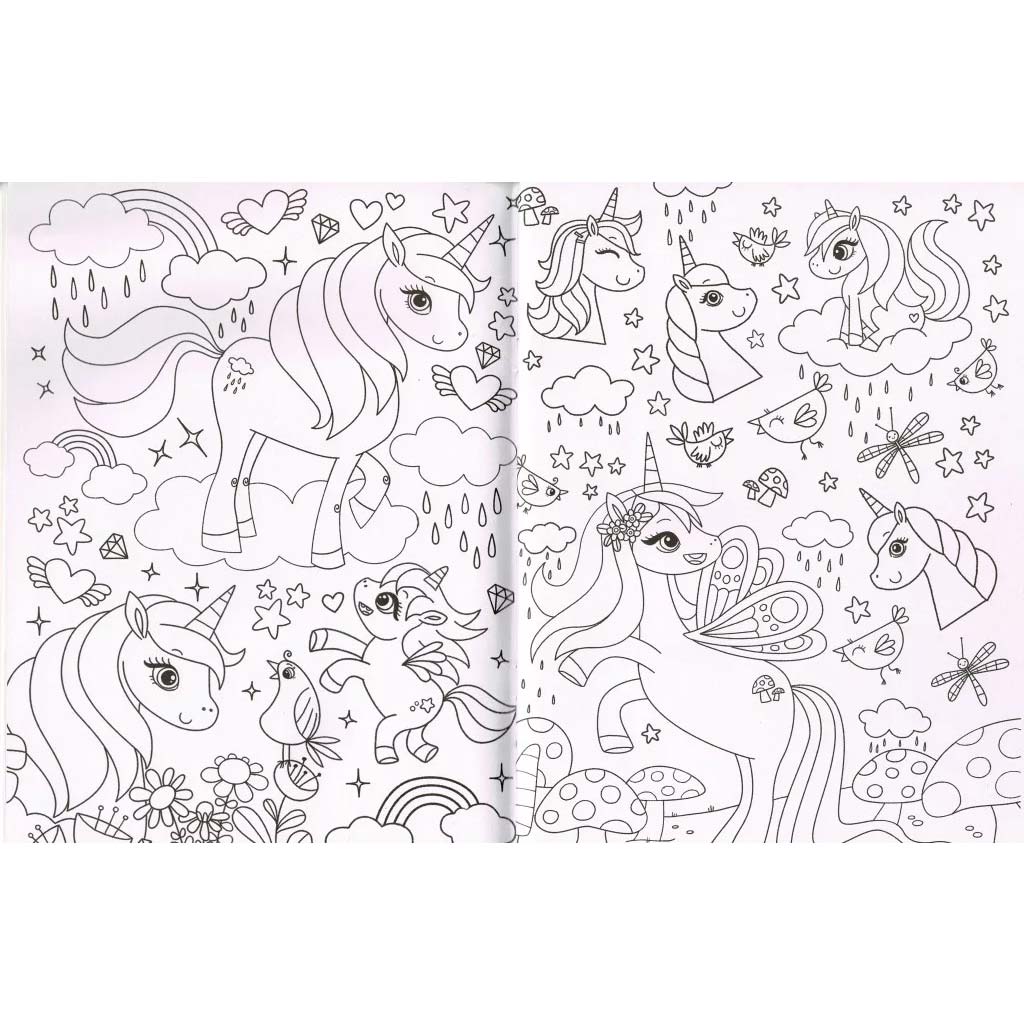Diamant-Malbuch – Einhörner kép 2