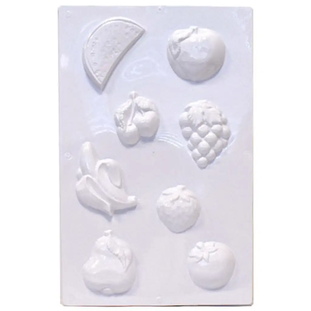 Gipsausgussform für Früchte