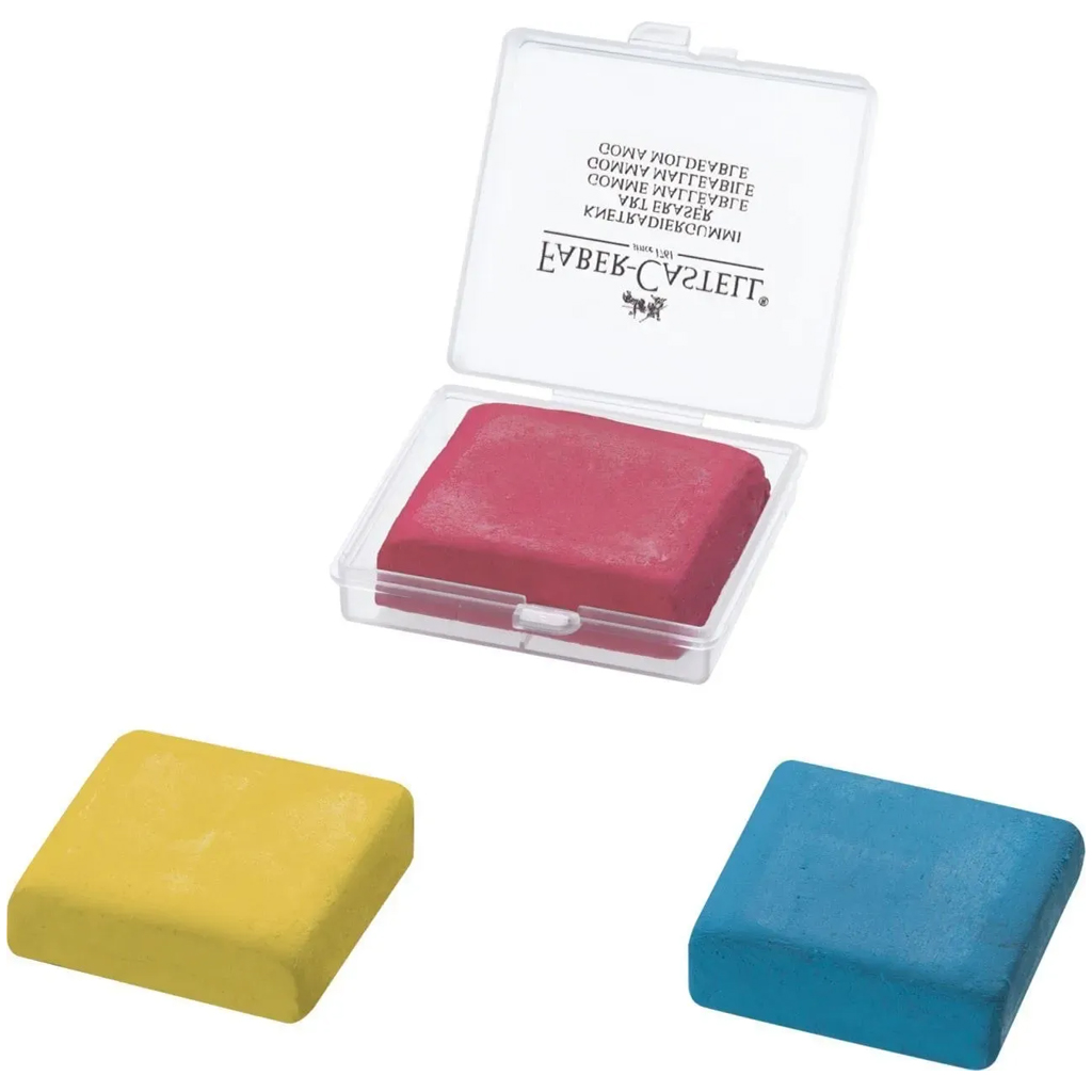 Faber-Castell: Knetradierer im Kunststoffetui, in verschiedenen Ausführungen, 1 Stück