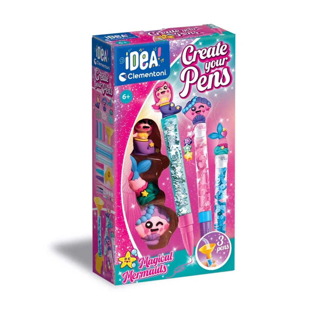 Idee! Mini Meerjungfrau-Stift-Set – Clementoni