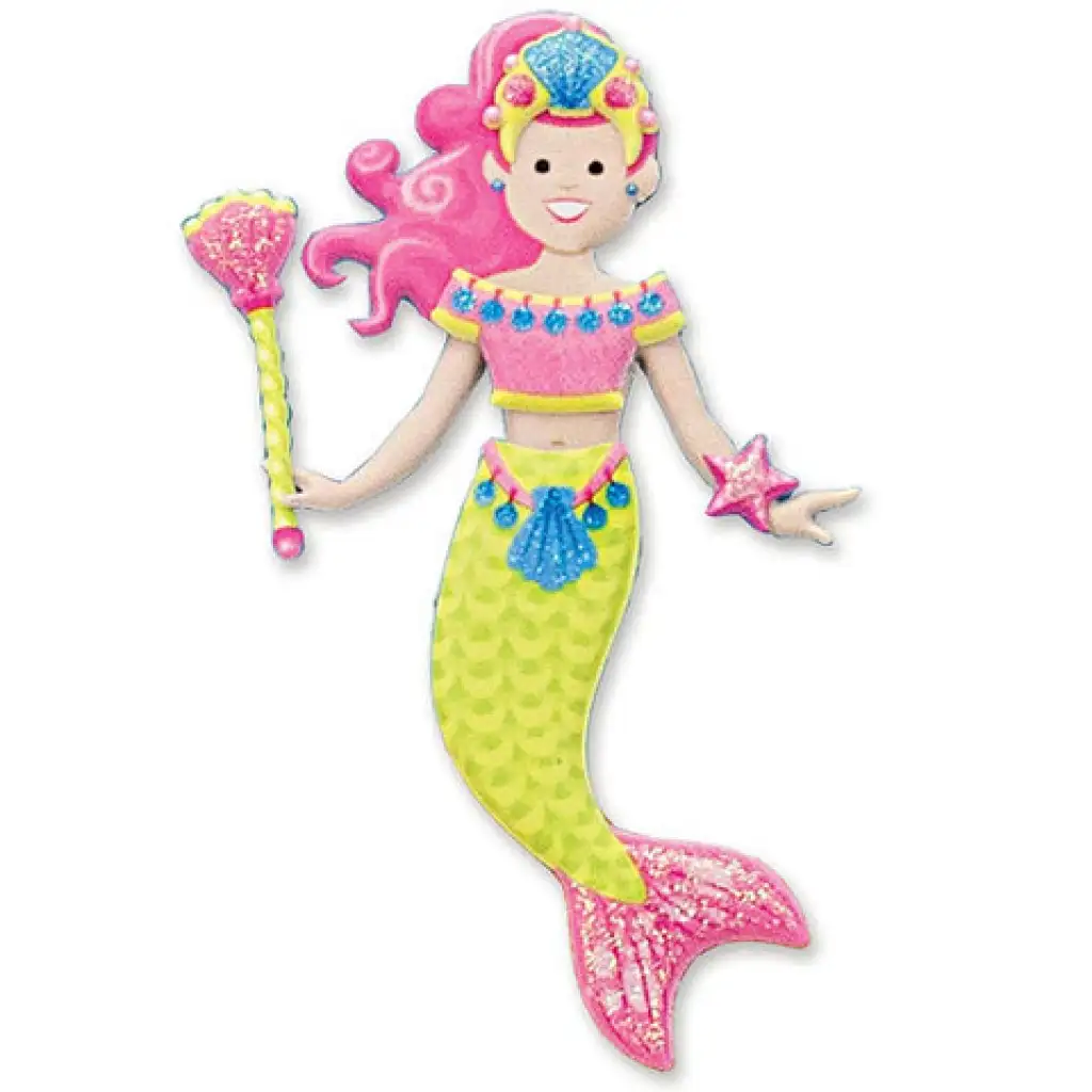 Meerjungfrau Puffy Sticker Set - Melissa & Doug kép 3