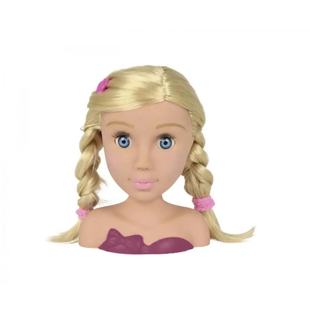Blonder frisierbarer Puppenkopf mit Zubehör - Simba Toys kép 3