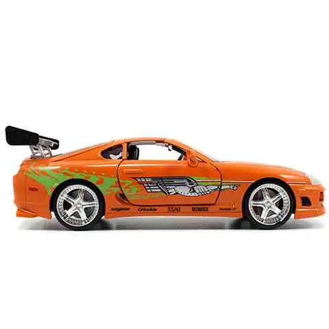 Fast & Furious: Brian Figur und Toyota Supra Automodell 1/24 - Simba Toys kép 3
