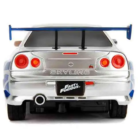 Fast & Furious: RC Brians Nissan Skyline GT-R (BNR35) ferngesteuertes Auto 1/24 - Simba Toys kép 5