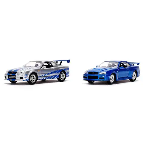 Fast & Furious: Twin Pack 2er-Automodell-Set 1/32 - Simba Toys kép 2
