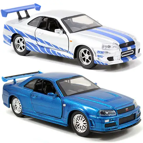 Fast & Furious: Twin Pack 2er-Automodell-Set 1/32 - Simba Toys kép 3