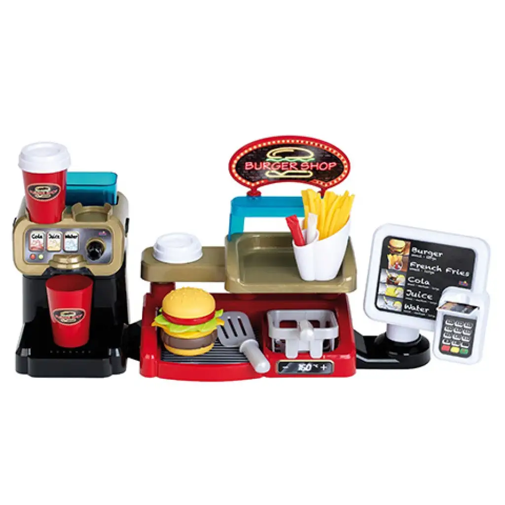 Burger Shop Restaurant Spielset kép 2