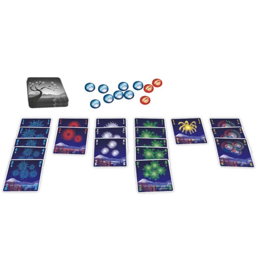 Hanabi Gesellschaftsspiel in Metalldose kép 2