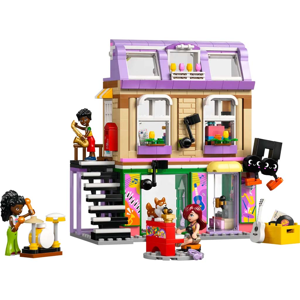 LEGO® Friends: Musikgeschäft und Wohnung (42653) kép 3