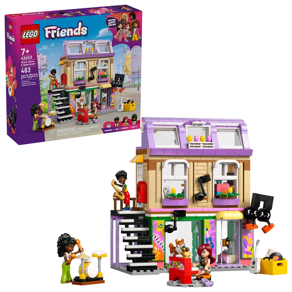 LEGO® Friends: Musikgeschäft und Wohnung (42653)