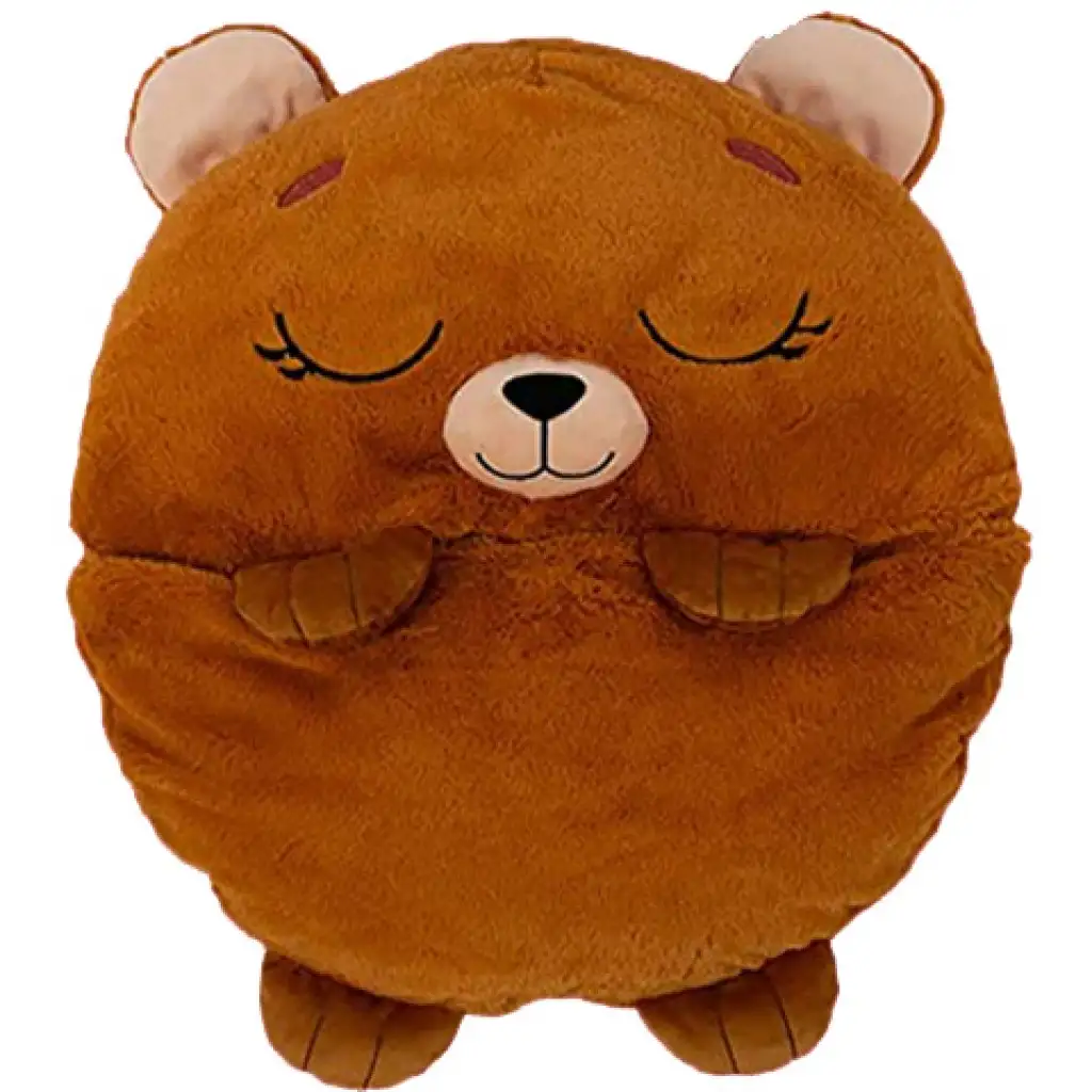 Happy Nappers: Barna maci párna hálózsák 137cm kép 1
