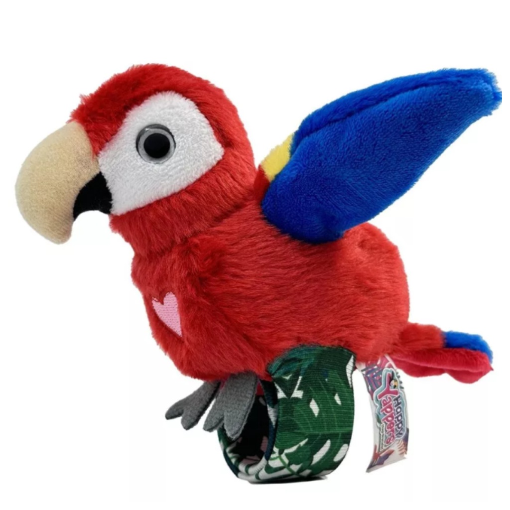 Happy Yappers interaktives Plüsch Roter Papagei kép 2