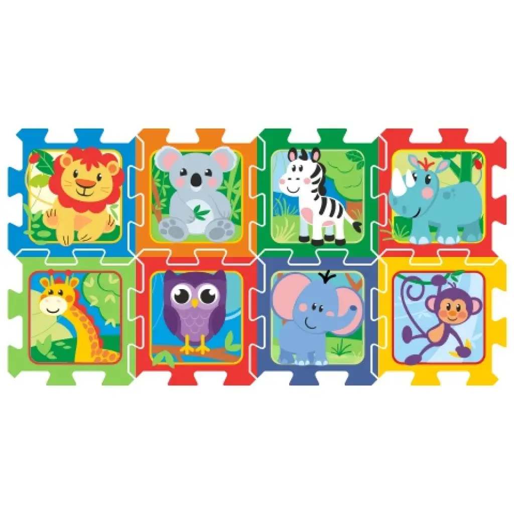 Happy Zoo - Fröhlicher Zoo Schaumstoff-Puzzle kép 3
